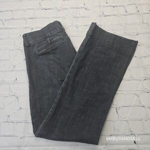 Kut From The Kloth Bootcut Jeans Women's 8 Dark Wash Faux Pockets 32x30